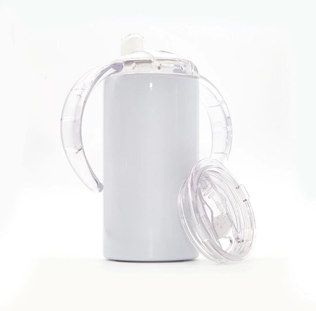 Sublimation Blank 12 oz Stainless Steel Straight Sippy Cup with Lid
